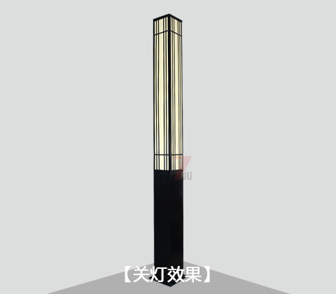 (QDJGDZ-021)现代简约方形园林草莓视频APP色情柱关灯效果